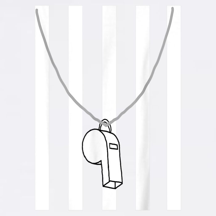 Referee Costume Ref Whistle Refereeing Linesman Umpire Garment-Dyed Sweatshirt