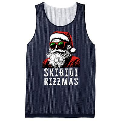 Rizzmas Christmas Rizz Santa Claus Charisma Mesh Reversible Basketball Jersey Tank