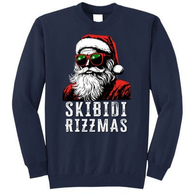 Rizzmas Christmas Rizz Santa Claus Charisma Tall Sweatshirt