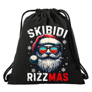 Rizzmas Christmas Rizz Santa Claus Charisma Xmas Drawstring Bag