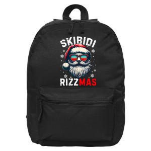 Rizzmas Christmas Rizz Santa Claus Charisma Xmas 16 in Basic Backpack