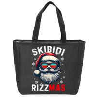 Rizzmas Christmas Rizz Santa Claus Charisma Xmas Zip Tote Bag