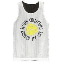 Record Collecting Ruined My Life Music Dj Vinyl Lover Mesh Reversible Basketball Jersey Tank