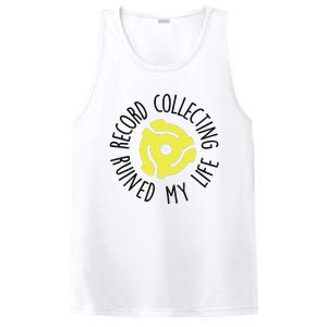 Record Collecting Ruined My Life Music Dj Vinyl Lover PosiCharge Competitor Tank