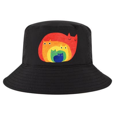 Rainbow Cats Cool Comfort Performance Bucket Hat