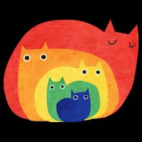 Rainbow Cats Cooling Performance Crew T-Shirt