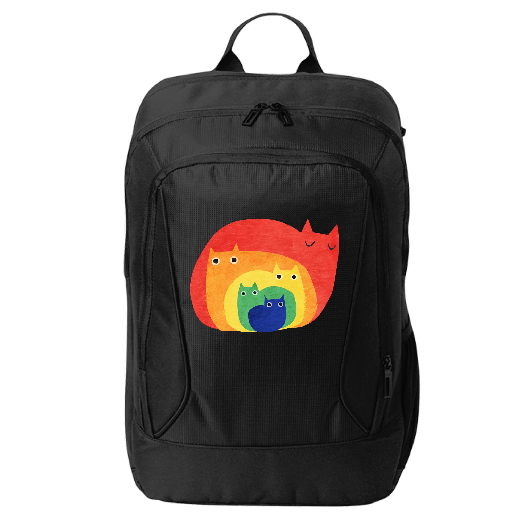 Rainbow Cats City Backpack