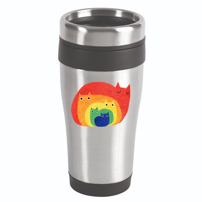 Rainbow Cats 16oz Travel Tumbler