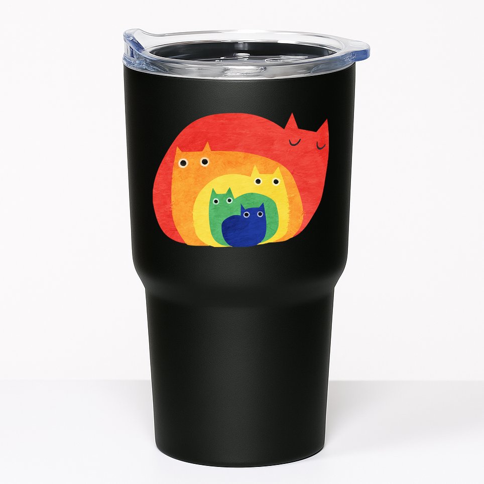 Rainbow Cats Tumbler