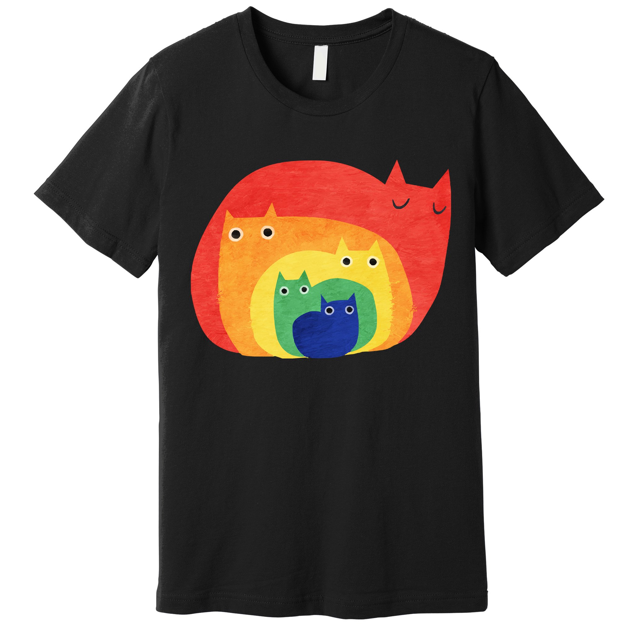 Rainbow Cats Premium T-Shirt