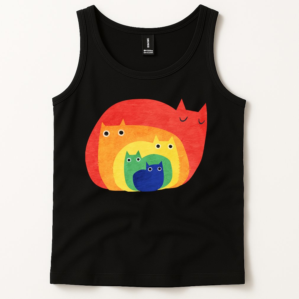 Rainbow Cats Tank Top
