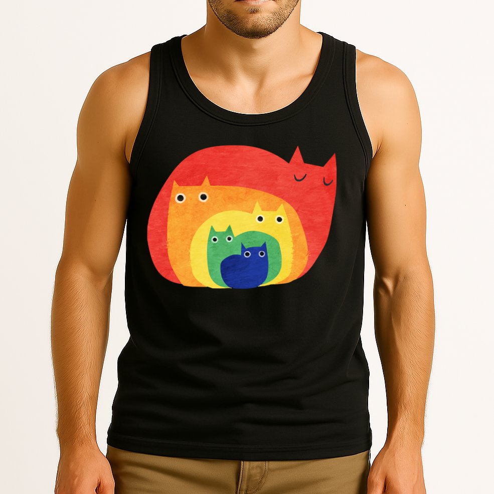 Rainbow Cats Tank Top