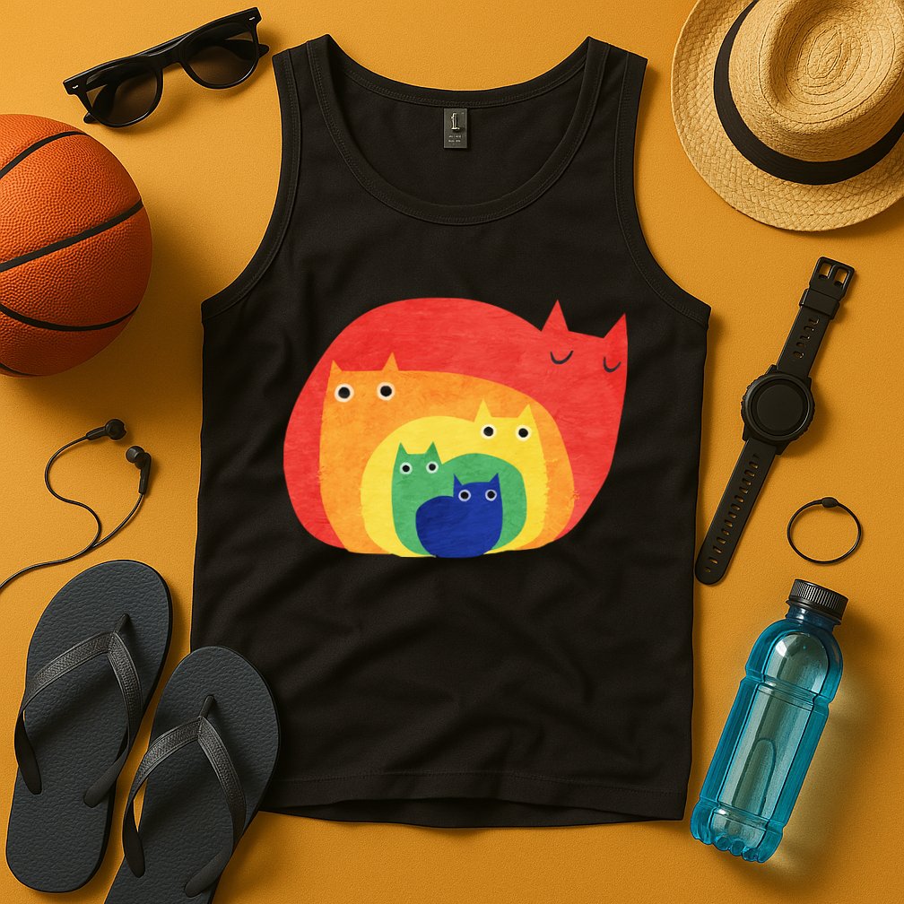 Rainbow Cats Tank Top