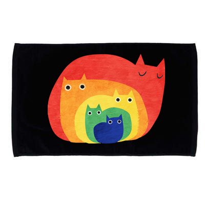 Rainbow Cats Microfiber Hand Towel
