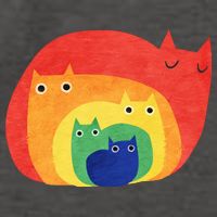 Rainbow Cats Vector Backpack