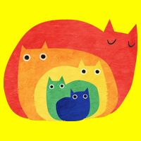Rainbow Cats Button