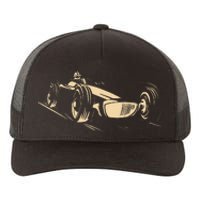 Race Car Racing Sports Auto Racer Vintage Cool Yupoong Adult 5-Panel Trucker Hat