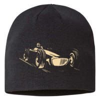 Race Car Racing Sports Auto Racer Vintage Cool Sustainable Beanie