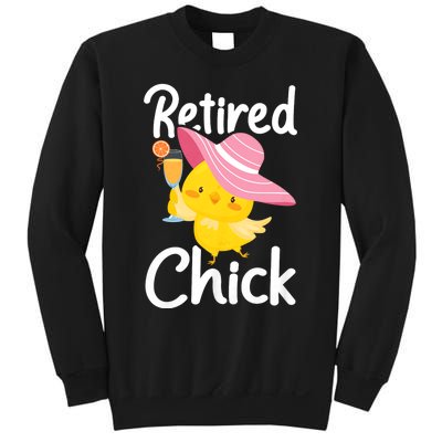 Retired Chick Retiree Retirement Pension Retiring Sweatshirt