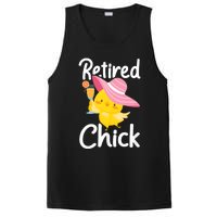 Retired Chick Retiree Retirement Pension Retiring PosiCharge Competitor Tank