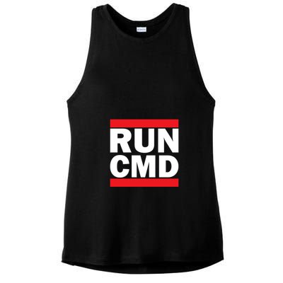 Run Cmd Ladies PosiCharge Tri-Blend Wicking Tank
