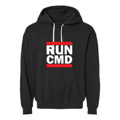 Run Cmd Garment-Dyed Fleece Hoodie