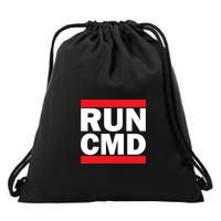 Run Cmd Drawstring Bag