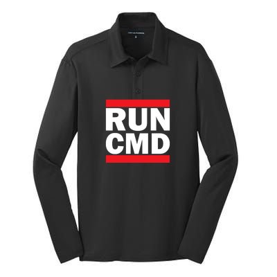 Run Cmd Silk Touch Performance Long Sleeve Polo