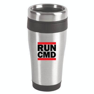 Run Cmd 16oz Travel Tumbler