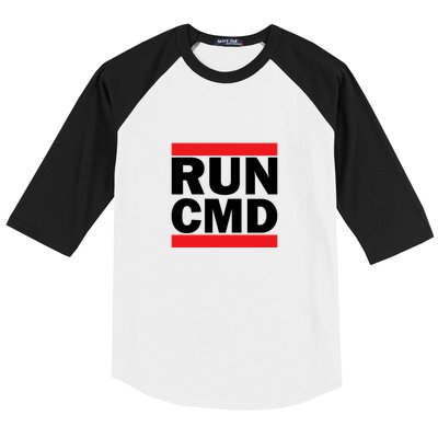 Run Cmd Baseball Sleeve Shirt