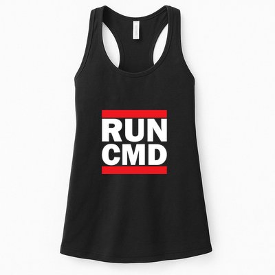 Run Cmd Women's Racerback Tank