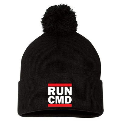 Run Cmd Pom Pom 12in Knit Beanie