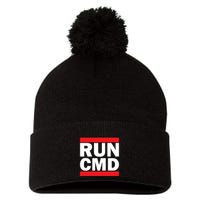 Run Cmd Pom Pom 12in Knit Beanie