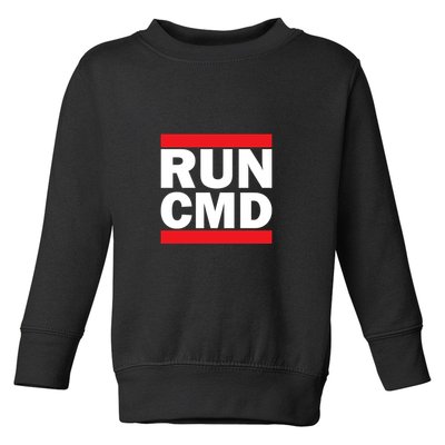 Run Cmd Toddler Sweatshirt