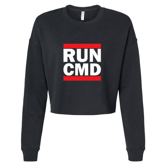 Run Cmd Cropped Pullover Crew