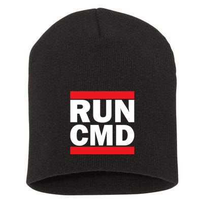 Run Cmd Short Acrylic Beanie