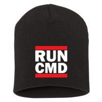 Run Cmd Short Acrylic Beanie