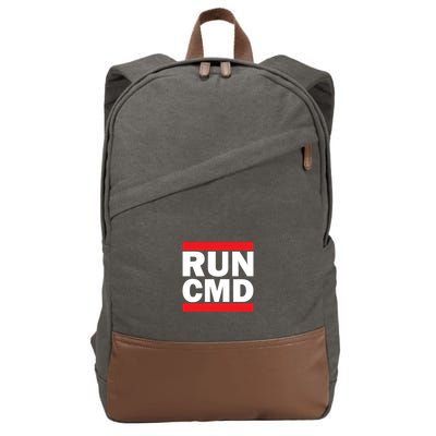 Run Cmd Cotton Canvas Backpack