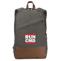 Run Cmd Cotton Canvas Backpack