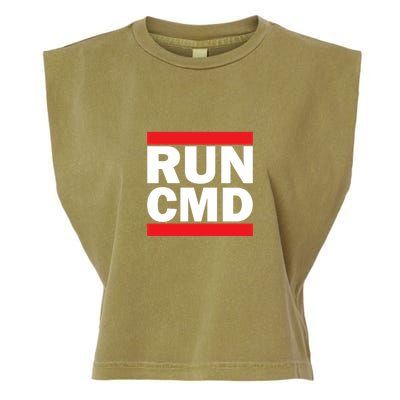 Run Cmd Garment-Dyed Women's Muscle Tee