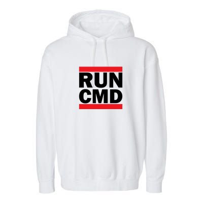 Run Cmd Garment-Dyed Fleece Hoodie