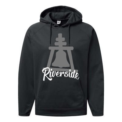 Riverside California Raincross Pride Performance Fleece Hoodie