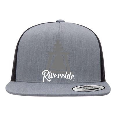 Riverside California Raincross Pride Flat Bill Trucker Hat