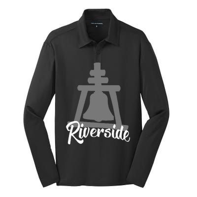 Riverside California Raincross Pride Silk Touch Performance Long Sleeve Polo