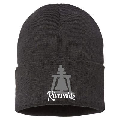 Riverside California Raincross Pride Sustainable Knit Beanie