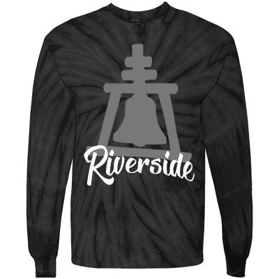 Riverside California Raincross Pride Tie-Dye Long Sleeve Shirt