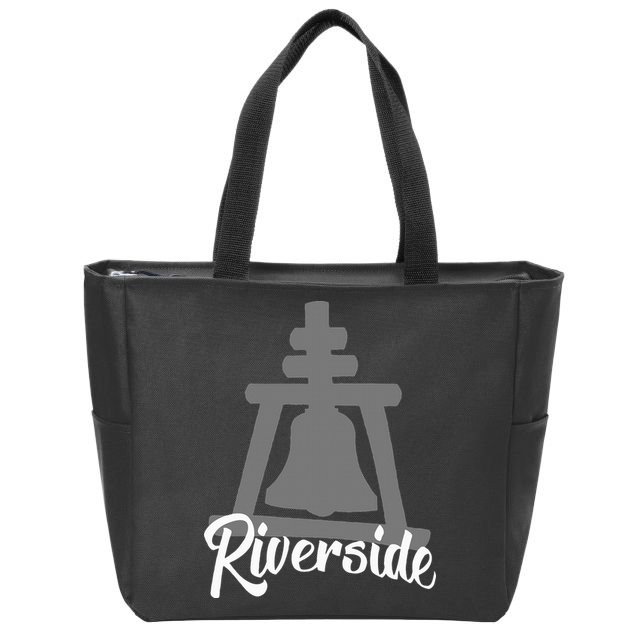 Riverside California Raincross Pride Zip Tote Bag