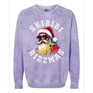 Rizzmas Christmas Rizz Santa Claus Charisma Gift Colorblast Crewneck Sweatshirt