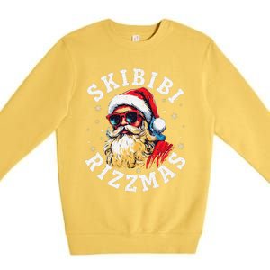 Rizzmas Christmas Rizz Santa Claus Charisma Gift Premium Crewneck Sweatshirt