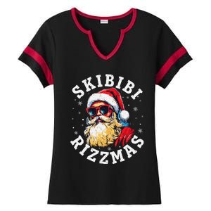 Rizzmas Christmas Rizz Santa Claus Charisma Gift Ladies Halftime Notch Neck Tee